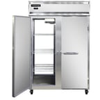 image of Continental Refrigerator 2FNSAPT 52" Two Section Pass-Thru Freezer w/ 4 Solid Doors, Stainless Steel Exterior, 48 cu. ft.
