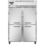 image of Continental Refrigerator 2FNHD 52" Two Section Reach-In Freezer w/ 4 Half Solid Doors, 48 cu. ft.
