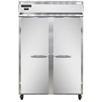 image of Continental Refrigerator 2FNSA 52" Two Section Reach-In Freezer w/ 2 Solid Doors, Stainless Steel Exterior, 48 cu. ft.