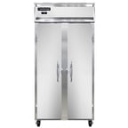 image of Continental Refrigerator 2FSENSA 36" Two Section Reach-In Freezer w/ 2 Solid Doors, Stainless Steel Exterior, 30 cu. ft.