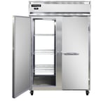 image of Continental Refrigerator 2RNPT 52" Two Section Pass-Thru Refrigerator w/ 4 Solid Doors, Stainless Steel Front Aluminum Ends, 50 cu. ft.