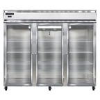 image of Continental Refrigerator 3FENGD85" Three Section Reach-In Freezer w/ 3 Glass Doors, 73 cu. ft.