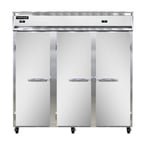 image of Continental Refrigerator 3RFFN 78" 3-Section Reach-In Refrigerator/Freezer Combo w/ 3 Solid Doors