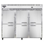 image of Continental Refrigerator 3RFFENHD 85" 3-Section Reach-In Refrigerator/Freezer Combo w/ 6 Half Solid Doors