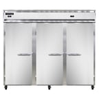 image of Continental Refrigerator 3RFFEN 85" 3-Section Reach-In Refrigerator/Freezer Combo w/ 3 Solid Doors