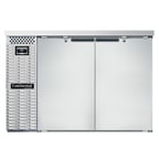 image of Continental Refrigerator BB50NSS Refrigerated Back Bar Cooler w/ 2 Solid Doors, 16 Cu Ft, 50"