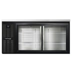 image of Continental Refrigerator BB69NSGD 69" Back Bar Refrigerator with Glass Door