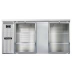 image of Continental Refrigerator BB69NSSGD 69" Back Bar Cooler with Glass Door