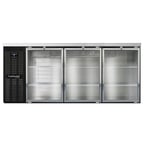 image of Continental Refrigerator BB79NGD 79" Back Bar Cooler with Glass Door