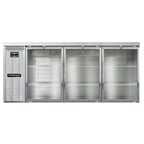 image of Continental Refrigerator BB79NSSGD 79" Back Bar Cooler with Glass Door