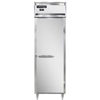 image of Continental Refrigerator D1RN 26" One Section Reach-In Refrigerator w/ Solid Door, Stainless Steel Front Aluminum Exterior, 21 cu. ft.