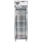 image of Continental Refrigerator D1RNSAGD 26" One Section Reach-In Refrigerator w/ Glass Door, Stainless Steel Exterior, 21 cu. ft.