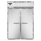 image of Continental Refrigerator D2RIN-E 68" Two Section Roll-In Refrigerator w/ 2 Solid Doors, Extra-High, Stainless Steel Front Aluminum Ends