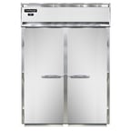 image of Continental Refrigerator D2RIN 68" Two Section Roll-In Refrigerator w/ 2 Solid Doors, Stainless Steel Front Aluminum Ends
