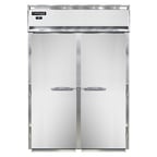 image of Continental Refrigerator D2RINSS-E 68" Two Section Roll-In Refrigerator w/ 2 Solid Doors, Extra-High, All Stainless Steel