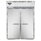 image of Continental Refrigerator D2RINSS 68" Two Section Roll-In Refrigerator w/ 2 Solid Doors, All Stainless Steel