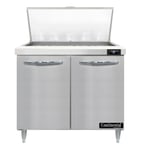 image of Continental Refrigerator D36N15M 36" Mega Top Sandwich Prep Table w/ 2 Doors, 15 pans