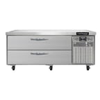 image of Continental Refrigerator D60GN 60" 2 Drawers Refrigerated Chef Base w/ Marine Edge