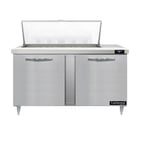 image of Continental Refrigerator D60N18M 60" Mega Top Sandwich Prep Table w/ 2 Doors, 18 pans
