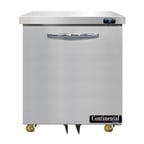 image of Continental Refrigerator DF27N-U 27" 1-Section Undercounter Freezer w/ 1 Door, 7.4 cu. ft.