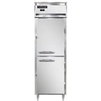 image of Continental Refrigerator D1FNHD 26" One Section Reach-In Freezer w/ 2 Half Solid Doors, 21 cu. ft.
