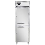 image of Continental Refrigerator D1FNSSPTH  26" One Section Pass-Thru Freezer w/ 4 Half Solid Doors, All Stainless Steel, 21 cu. ft.