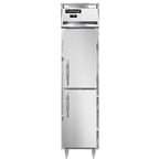 image of Continental Refrigerator D1FSENSAHD 17" One Section Reach-In Freezer w/ 2 Half Solid Doors, Stainless Steel Exterior, 15 cu. ft.