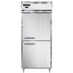image of Continental Refrigerator D1FXNSAHD 36" One Section Reach-In Freezer w/ 2 Half Solid Doors, Stainless Steel Exterior, 32 cu. ft.