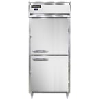 image of Continental Refrigerator D1FXSNSAHD 36" One Section Reach-In Freezer w/ 2 Half Solid Doors, Stainless Steel Exterior, 30 cu. ft.