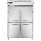 image of Continental Refrigerator D2FNHD 52" Two Section Reach-In Freezer w/ 4 Half Solid Doors, 50 cu. ft.