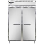 image of Continental Refrigerator D2FNSS 52" Two Section Reach-In Freezer w/ 2 Solid Doors, All Stainless Steel, 50 cu. ft.