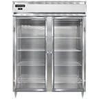 image of Continental Refrigerator D2FENGD 57" Two Section Reach-In Freezer w/ 2 Glass Doors, 52 cu. ft.