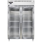 image of Continental Refrigerator D2FSNGD 52" Two Section Reach-In Freezer w/ 2 Glass Doors, 32 cu. ft.