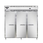 image of Continental Refrigerator D3RFFNSS 78" 3-Section Reach-In Refrigerator/Freezer Combo w/ 3 Solid Doors