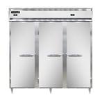 image of Continental Refrigerator D3RFFN 78" 3-Section Reach-In Refrigerator/Freezer Combo w/ 3 Solid Doors