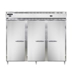 image of Continental Refrigerator D3RFFENSA 85" 3-Section Reach-In Refrigerator/Freezer Combo w/ 3 Solid Doors