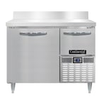 image of Continental Refrigerator DFA43NSSBS 43" 1-Section Worktop Freezer w/ 1 Full & 1 Half Door