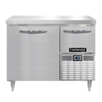 image of Continental Refrigerator DFA43NSS 43" 1-Section Worktop Freezer w/ 1 Full & 1 Half Door