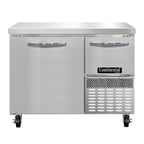image of Continental Refrigerator FA43SN 43" 1-Section Worktop Freezer w/ 1 Full & 1 Half Door