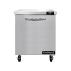 image of Continental Refrigerator SW27N 27" 1-Section WorkTop Refrigerator w/ 1 Door, 7.4 cu. ft.