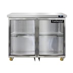 image of Continental Refrigerator SW36NGD-U 36" Undercounter Refrigerator w/ 2 Glass Doors, 10.3 cu. ft.