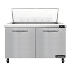 image of Continental Refrigerator SW48N18M 48" Mega Top Sandwich Prep Table w/ 2 Doors, 18 pans