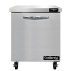 image of Continental Refrigerator SWF27N 27" 1-Section Worktop Freezer w/ 1 Door, 7.4 cu. ft.