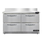 image of Continental Refrigerator SWF48NBS-FB-D 48" 2-Section Worktop Freezer w/ 4 Drawers, 13.4 cu. ft.