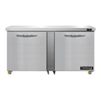 image of Continental Refrigerator SWF60N-U 60" 2-Section Undercounter Freezer w/ 2 Doors, 17 cu. ft.