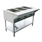 image of Copper Beech Range CBEST-3-S 48" Electric Hot Food Well Table, (3) Sealed Wells