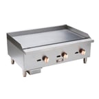 image of Copper Beech Range CBMG-36 36" Countertop Manual Gas Griddle, 5/8" Steel Plate, 90.000 BTU