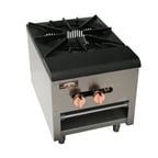 image of Copper Beech Range CBSP-1 18" Gas Stock Pot Range w/ (1) Two Ring Burner, Valve Controls, 110.000 BTU