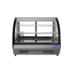 image of Atosa USA CRDC-35 27" Countertop Refrigerated Display Case w/ Sliding Glass Door, 3.5 cu. ft.
