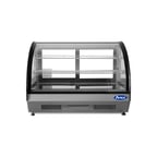 image of Atosa USA CRDC-46 35" Countertop Refrigerated Display Case w/ Sliding Glass Door, 4.6 cu. ft.